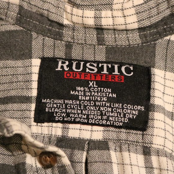 Rustic Outfitters: Flannel, Button Down, LS Shirt - Picture 2 of 2